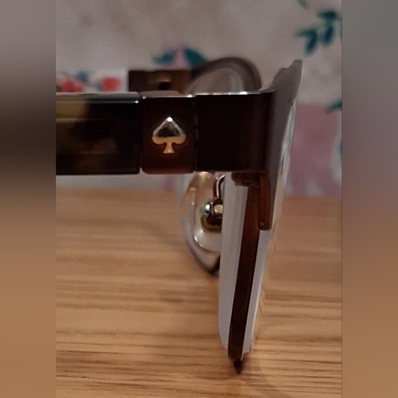 EUC Kate Spade Diandra Tortoise Cat Eye & Floral Reading Glasses Vision Frames - Picture 6 of 8